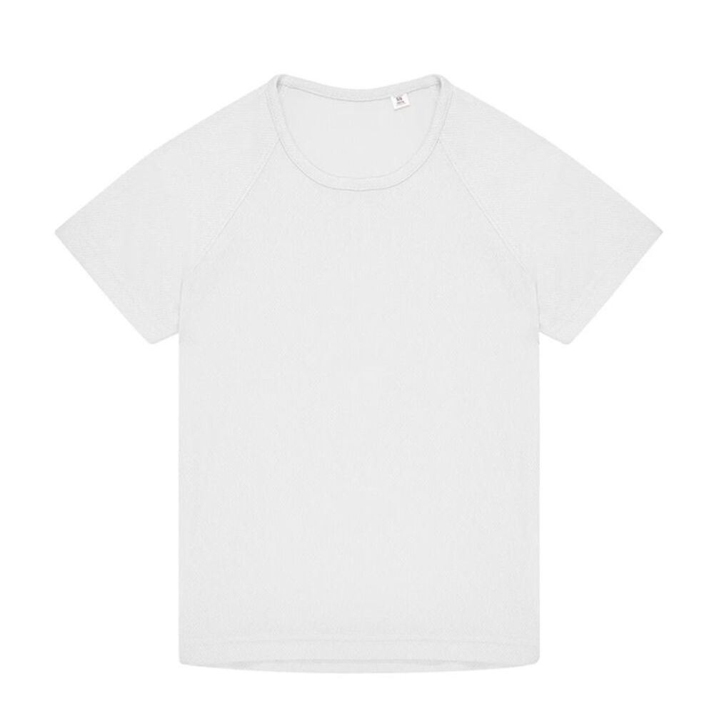 B&C Childrens/Kids #Active T-Shirt / White